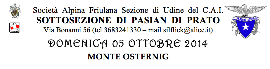 monte osternig