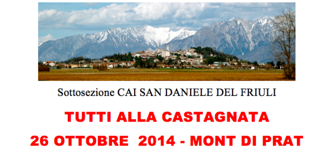 Castagnata 2014 Monte Prat